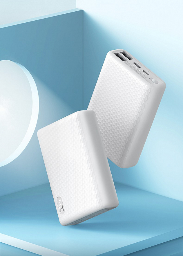 Внешний аккумулятор Power Bank ZMI QB817 10000 мАч USB-C Mini 22.5W QC/PD 3.0 белый