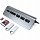 USB-хаб и картридер Satechi Type-C Aluminum USB 3.0 Hub & Card Reader (ST-TCHCRM) серый космос
