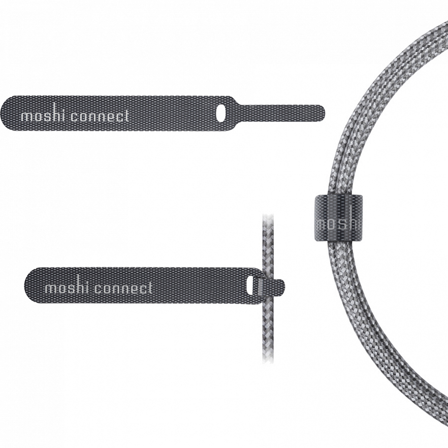 Кабель Moshi Integra USB-C to USB-C (2 метра) серый