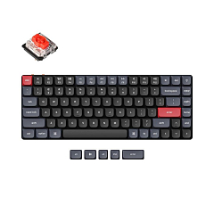 Беспроводная механическая ультратонкая клавиатура QMK Keychron K3 Pro 84 клавиши RGB Red sw