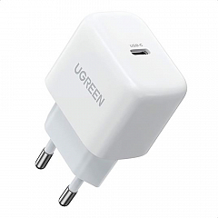 Сетевое зарядное устройство UGREEN CD272 (40942) USB-C 33 W PD GaN Charger EU белое