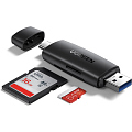 Кардридер UGREEN CM304 (80191) Multifunction USB-C+USB TF/SD 3.0 Card Reader