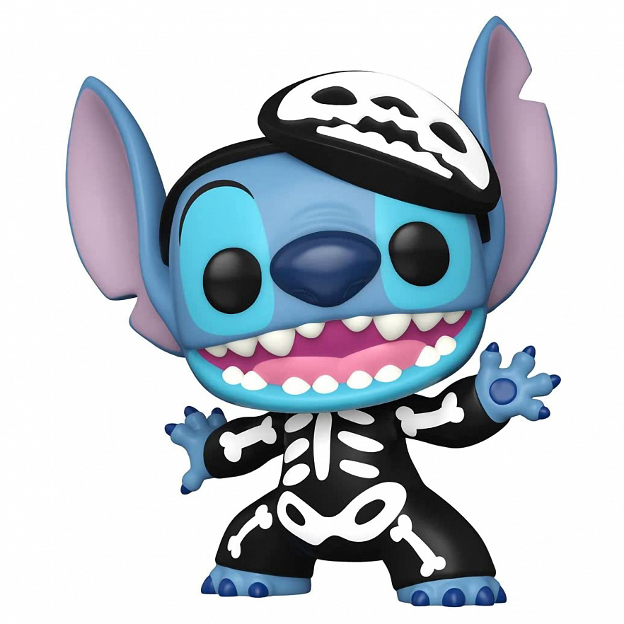 Коллекционная фигурка Funko POP! Disney Lilo & Stitch Skeleton Stitch w/(GW) Chase (Exc) (1234) 66330