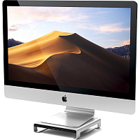 Подставка-хаб Satechi Type-C Aluminum Monitor Stand Hub серебристая (ST-AMSHS)