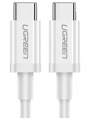 Кабель UGREEN US264 (60518) 60Вт USB-C 2.0 Male 3A - 1м белый