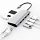 Мульти хаб HyperDrive POWER 9-in-1 USB-C Hub серебристый (HD30F-SILVER)