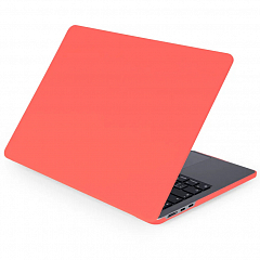 Чехол-накладка Crystal Case для Macbook Air 13 (M2/M3) 2022/2024 матовый коралловый
