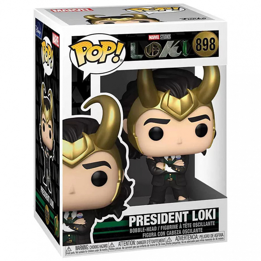 Фигурка Funko POP! Bobble Marvel Loki President Loki (898) 55743