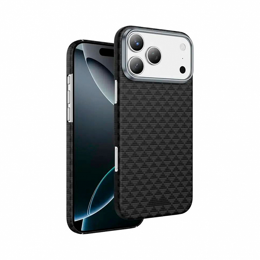 Чехол KEEPHONE Kevlar Paris для iPhone 17 Pro с Magsafe черный