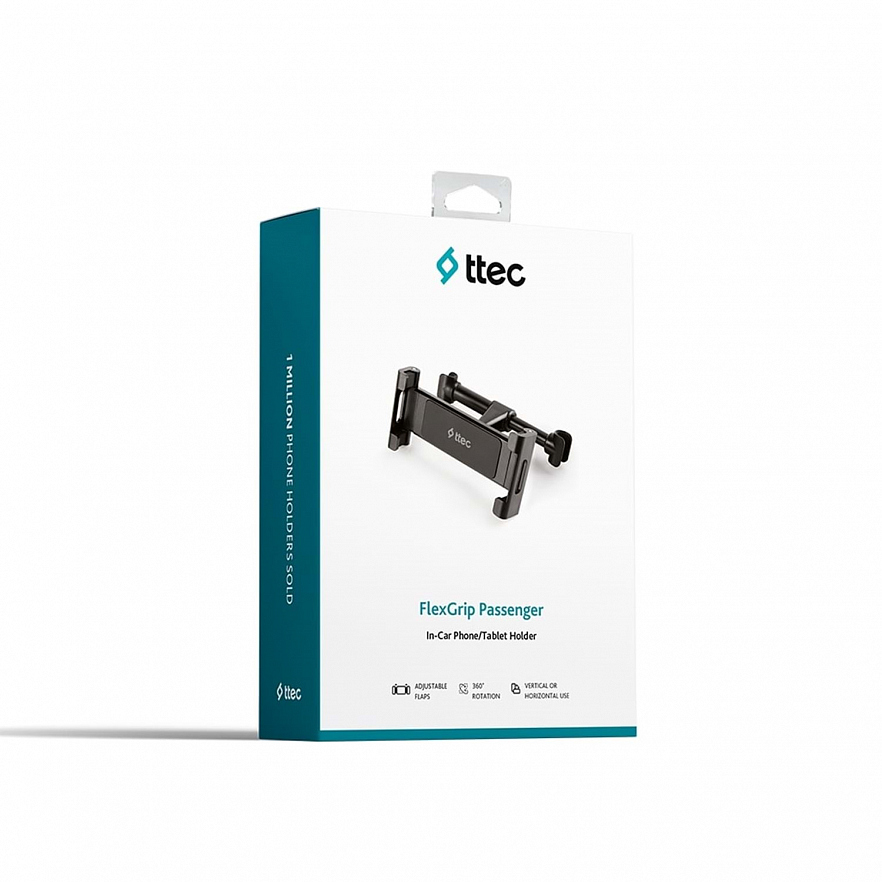 Держатель TTEC FlexGrip Passenger Phone Holder чёрный