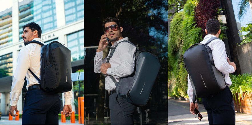 Рюкзак XD Design Bizz Backpack для ноутбука до 15,6" синий (P705.935)