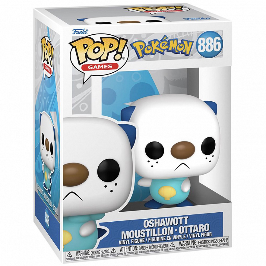 Коллекционная фигурка Funko POP! Games Pokemon Oshawott (886) 69078