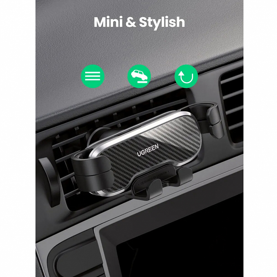 Автомобильный держатель Ugreen LP228 Gravity Phone Holder for Car (80539)