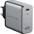 Сетевое зарядное устройство Satechi Compact Charger 100W с технологией GaN Power - серый космос  (ST-UC100WSM-EU)