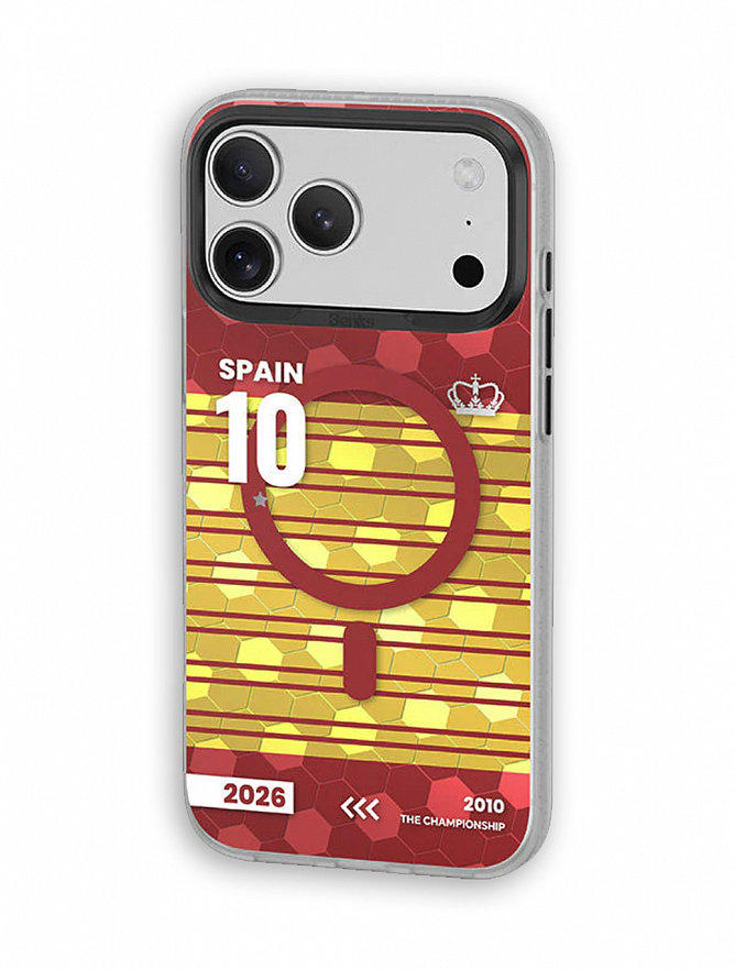 Чехол Benks для iPhone 17 Pro Max Dynamic Spain D3 Soccer (2026)