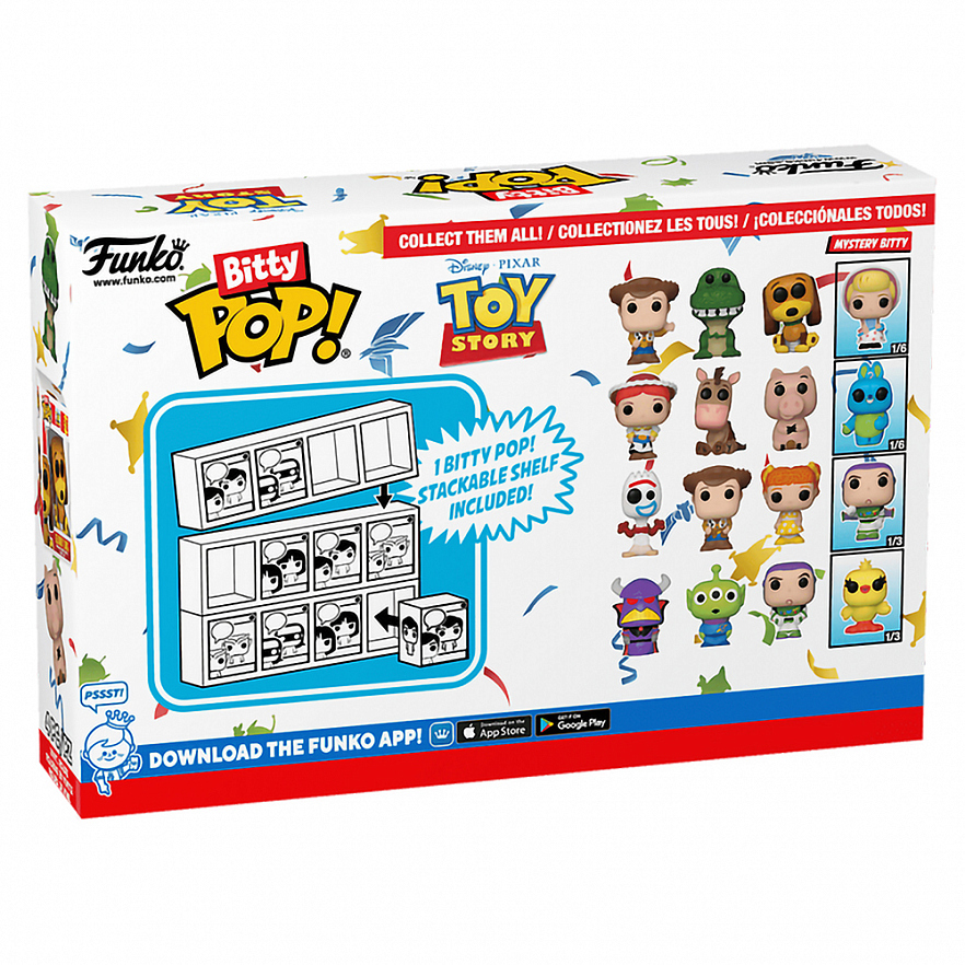 Фигурка Funko Bitty POP! Disney Toy Story Emperor Zurg+Alien+Buzz Lightyear+Mystery(1 of 4)4PK 73043