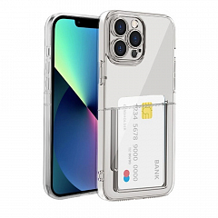 Чехол Marubozu для iPhone 13 Pro Max c картхолдером прозрачный