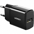Сетевое зарядное устройство UGREEN ED011 (50459) USB-A Wall Charger One Port чёрное