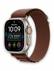 Часы Apple Watch Ultra 4 Natural - Alpine Loop Burgundy