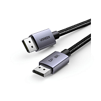Кабель UGREEN DP120 (25905) DisplayPort 1.4 Male to Male 8K Cable 2 м серый