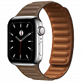 Ремешок EcoLeather Link для Apple Watch 42/44/45 мм коричневый (Saddle Brown)