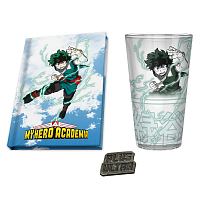 Набор подарочный My Hero Academia Heroes Бокал 400ml + значок + Записная книжка (ABYPCK216)