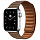 Ремешок EcoLeather Link для Apple Watch 42/44/45 мм коричневый (Saddle Brown)