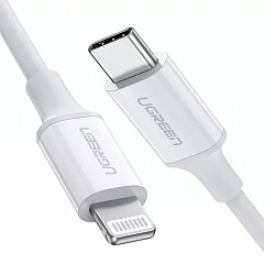 Кабель Ugreen US171 USB-C to Lightning Cable (2 метра) белый (60749)