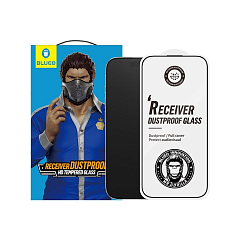 Защитное стекло BlueO Large arc Anti-Dust Anti-Static (защита динамика) для iPhone 16 Pro