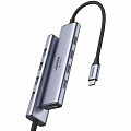 Мульти Хаб Ugreen CM478 (20955) USB-C to HDMI+4xUSB 3.0 A without PD Converter серый
