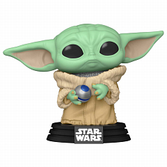 Коллекционная фигурка Funko POP! Bobble Star Wars Book of Boba Fett Grogu with Armor (584) 68650