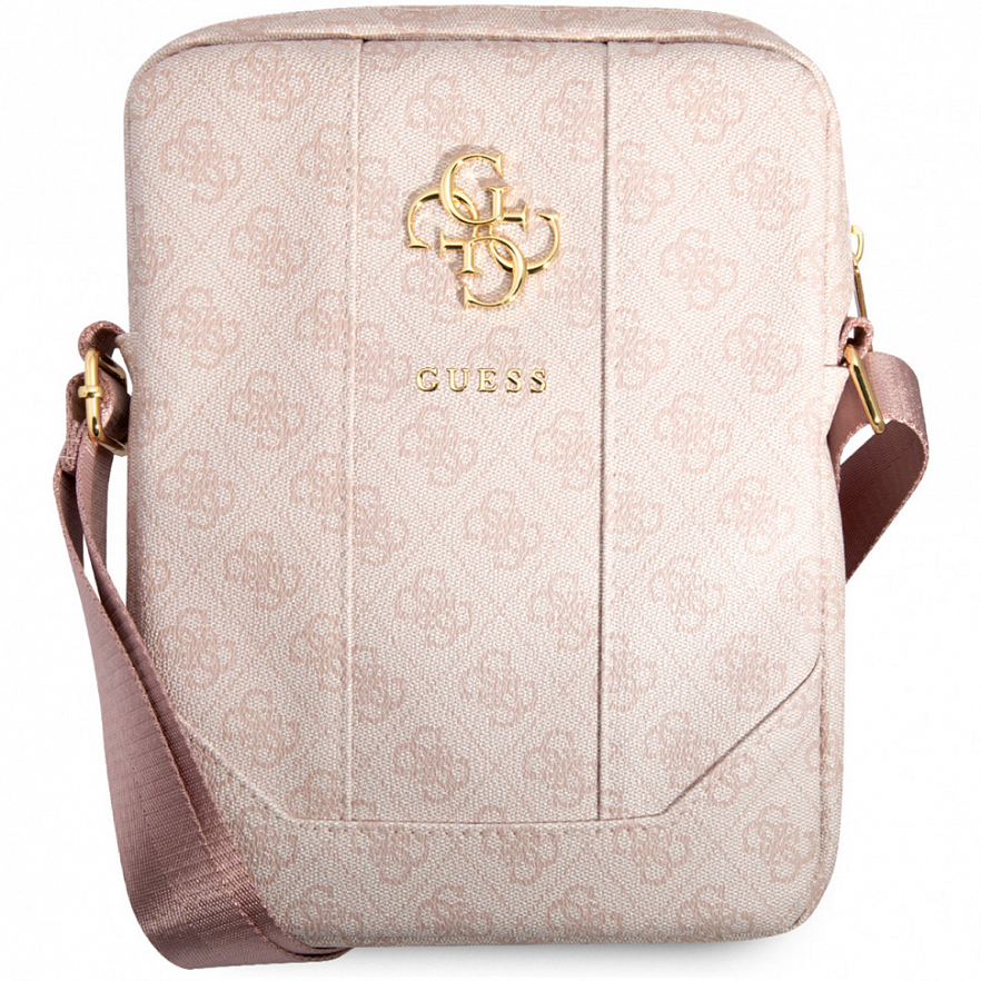 Сумка Guess 4G Bag Big Metal Logo для планшетов 10" розовая (GUTB10G4GFPI)
