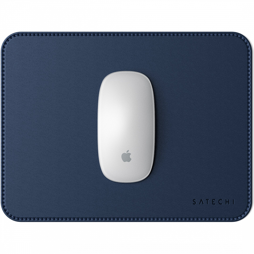 Коврик для мыши Satechi Eco-Leather Mouse Pad (25x19 см) синий (ST-ELMPB)
