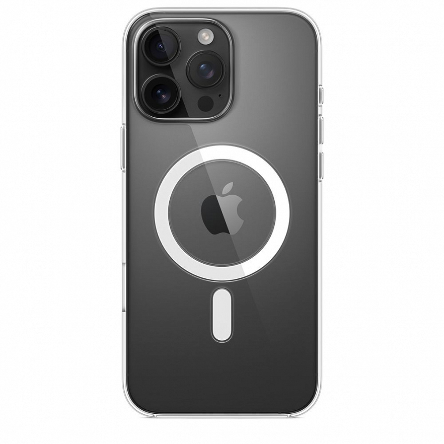 Чехол Apple MagSafe Clear Case для iPhone 16 Pro Max Прозрачный (Transparent)