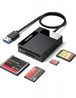 Картридер UGREEN CR125 (30333) USB 3.0 All-in-One Card Reader с кабелем 50см