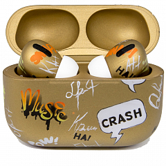 Беспроводные наушники Apple AirPods Pro Custom Edition Crash золотые матовые