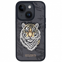 Чехол Santa Barbara Polo & Racquet Club Savanna для iPhone 15 тёмно-серый