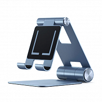Подставка Satechi R1 Aluminium Hinge Holder Foldable Stand (ST-R1B) для iPad/iPhone синего цвета