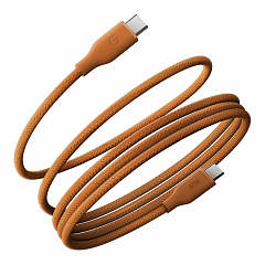 Кабель EnergEA HELIX USB-C to USB-C 60W (1,5 метра) оранжевый