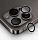 Защитное стекло на камеру Uniq OPTIX Camera Lens protector Aluminium для iPhone 15 Pro серебристое Silver