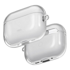 Чехол с карабином Uniq для Airpods Pro 3 прозрачный