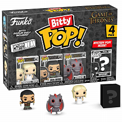 Набор фигурок Funko Bitty POP! Game of Thrones Daenerys+Khal Drogo+Drogon+Mystery (1 of 4)