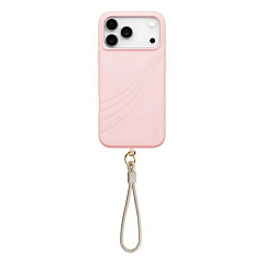 Чехол Uniq COEHL Strap для iPhone 17 Pro Max с MagSafe розовый