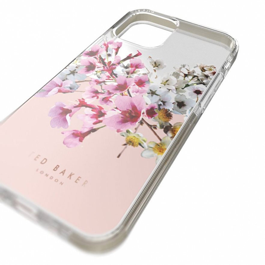 Чехол Ted Baker Anti-Shock для iPhone 13 Pro Max Jasmine Clear Pink (84615)