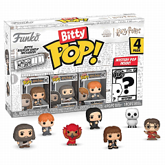 Фигурки Funko Bitty POP! Harry Potter S2 Hermione+Hagrid+Ron+Mystery (1 of 4) 4PK 71316