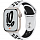 Умные часы Apple Watch Nike Series 7 45 мм, алюминий «Сияющая звезда», спортивный ремешок Nike цвета «Чистая платина/чёрный»
