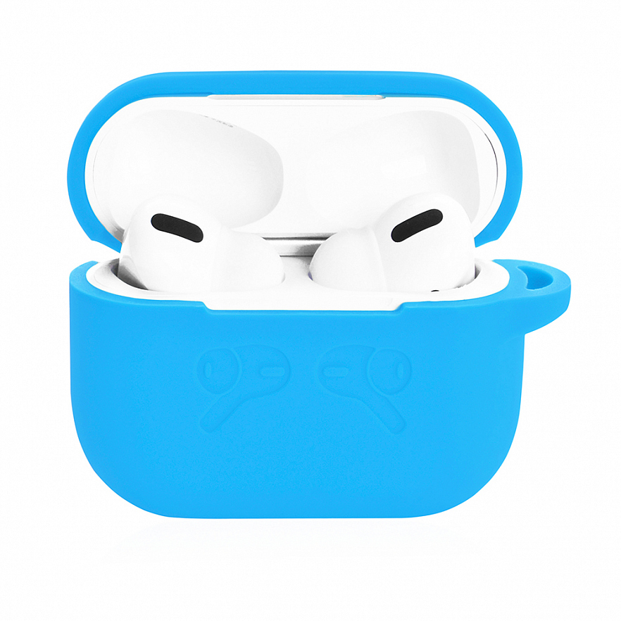 Чехол Guardi Soft Touch Protective Case для Airpods Pro голубой