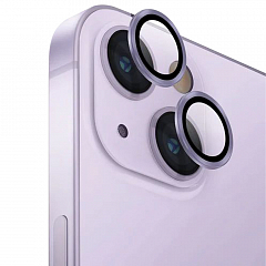 Защитное стекло на камеру Uniq OPTIX Camera Lens protector Aluminium Lavender для iPhone 14/iPhone 14 Plus сиреневое 