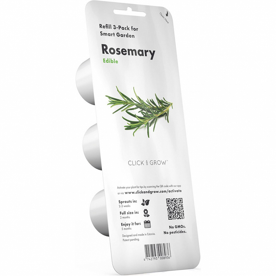 Набор картриджей для умного сада Click and Grow Refill 3-Pack Розмарин (Rosemary)