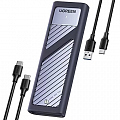 Бокс внешний для жесткого диска UGREEN CM559 (15511) M.2 NVMe SSD Enclosure 10Gbps с кабелем USB-C и USB-A